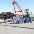 High efficency sand dredger with diesel engine driven